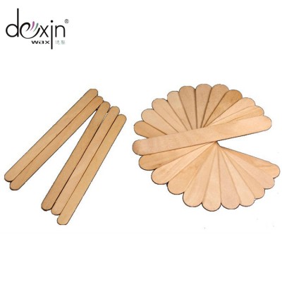 Disposable Cosmetic Wooden Wax Spatulas Sticks For Hair Removal